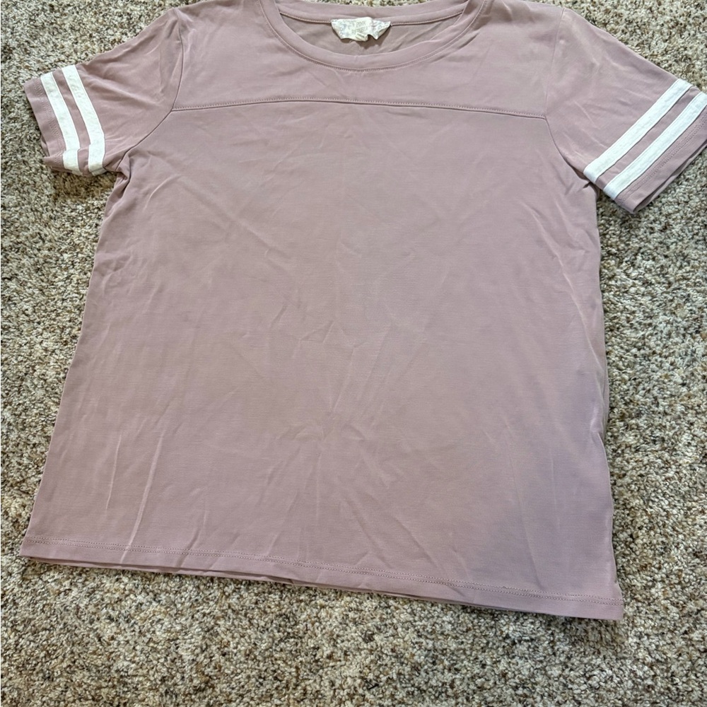 Mix & Match 3/$12 Pink Republic Mauve Short Sleeve Tee